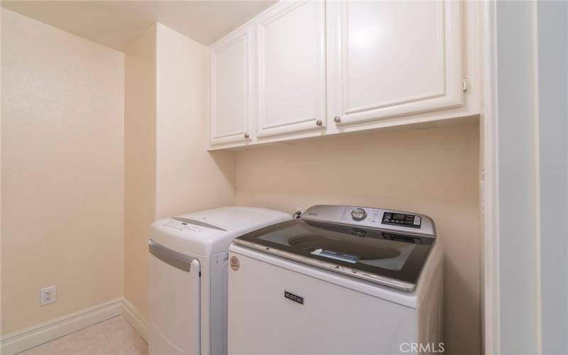 Downstairs laundry room.