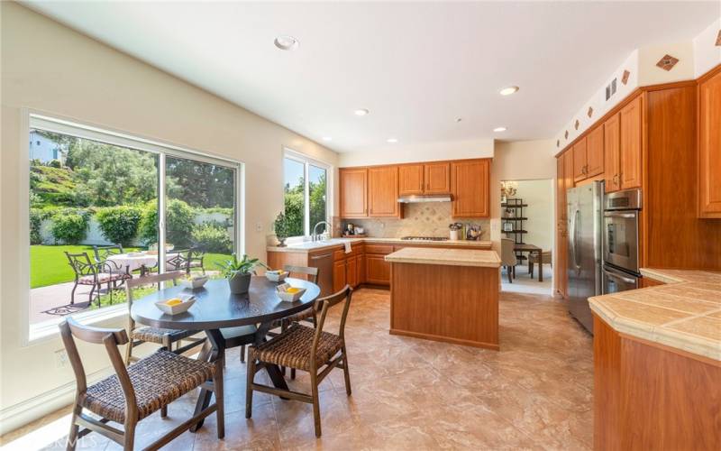 Eat in kitchen with a view.