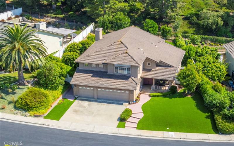 Beautiful low maintenance landscaping in front and backyard.