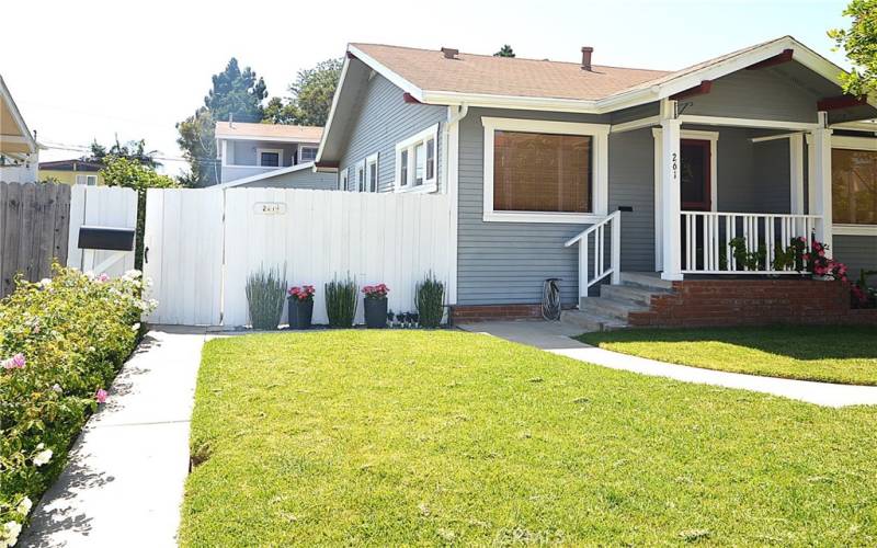 Street view and front home