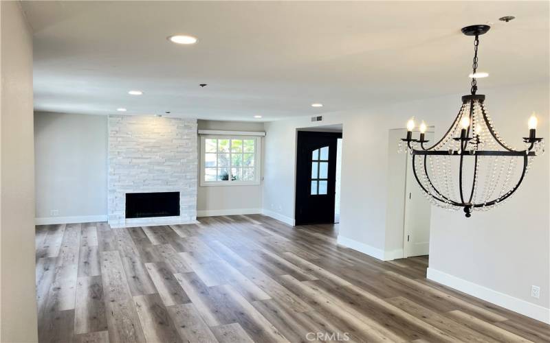 Formal diningroom looking toward front door.