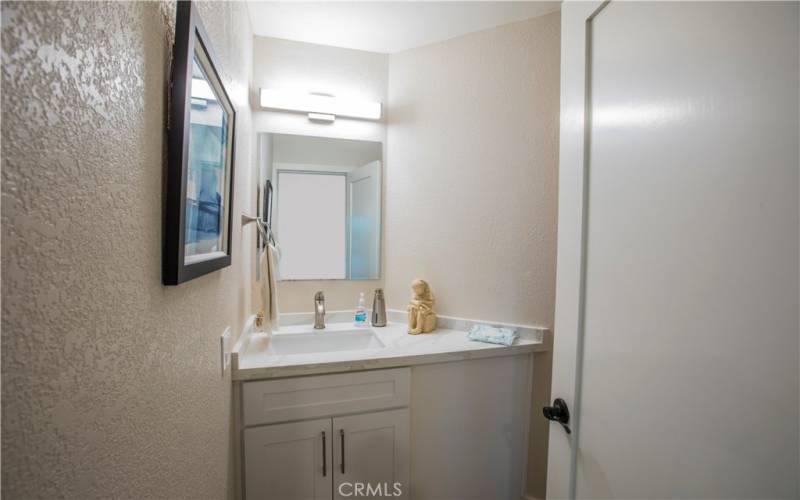 All bathrooms are well designed and upgraded.  1/2 bath on main floor.