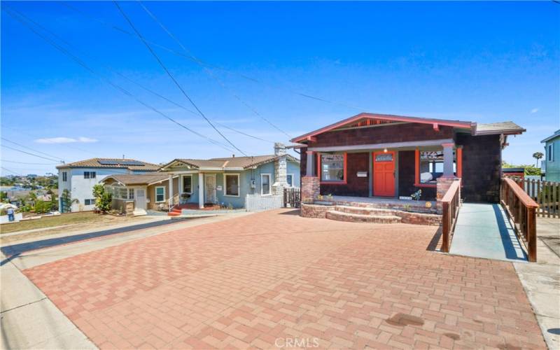 Large front porch