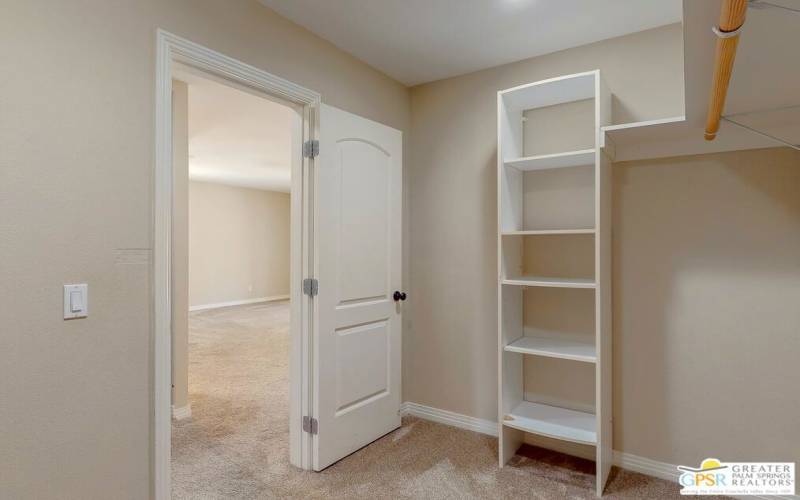 Master Bedroom Walk-in Closet