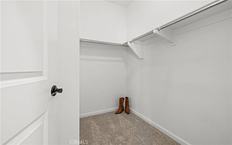 Primary walk-in closet