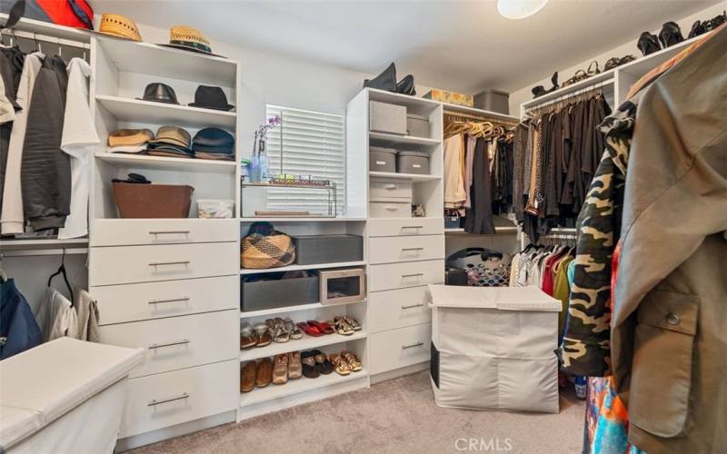 His and hers walk in closet