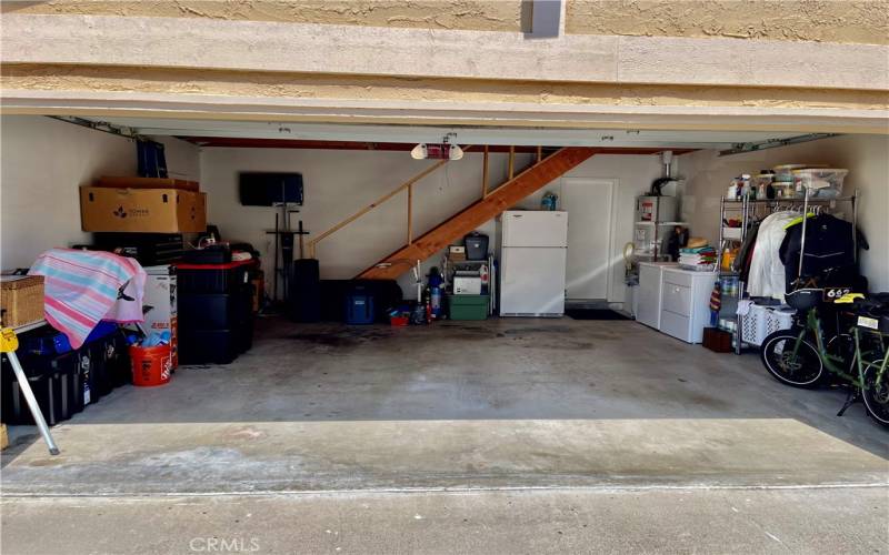 Spacious 2 Car Garage with Stairs to HUGE ATTIC to Store YOUR STUFF!!!!!