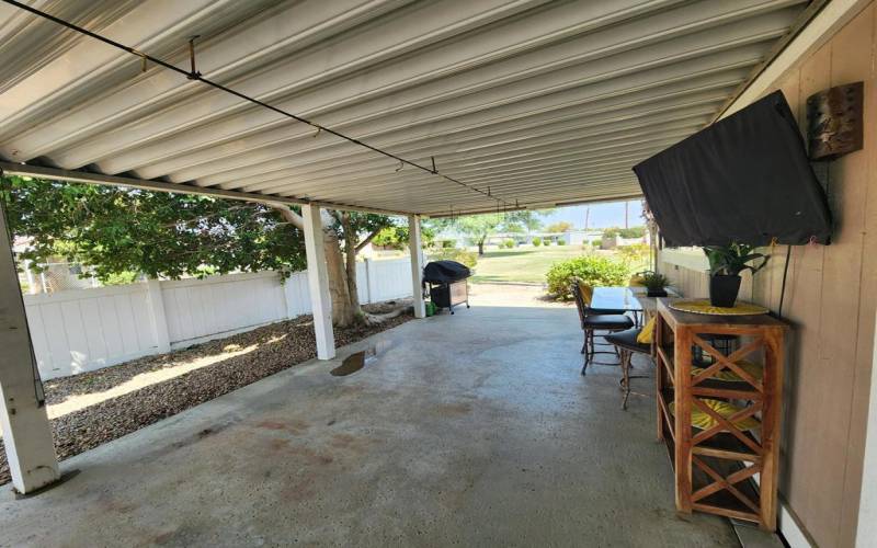 Spacious Patio Area