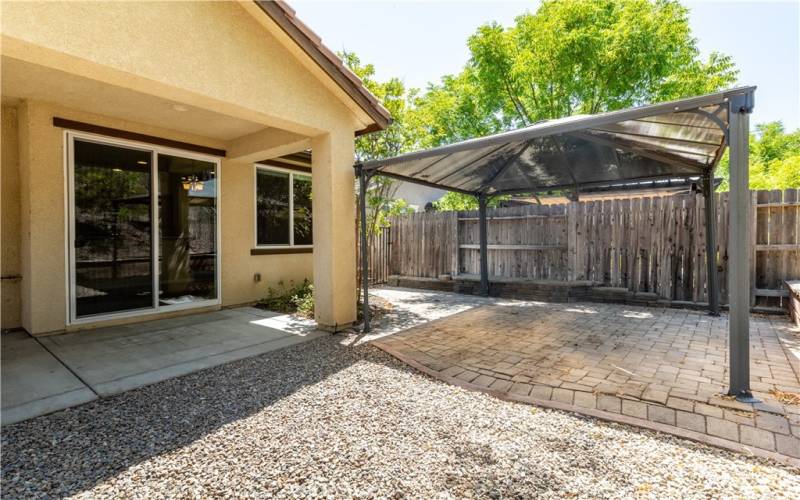 Covered Back Patio & Gazebo