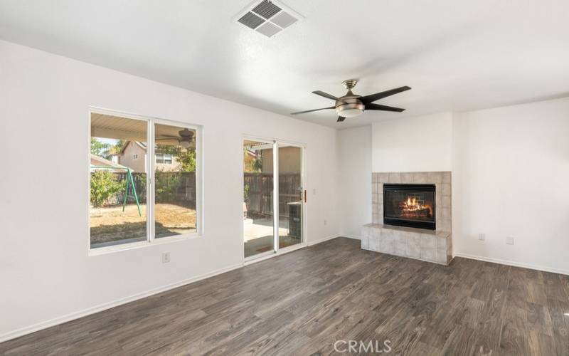 Dining Room with Fireplace