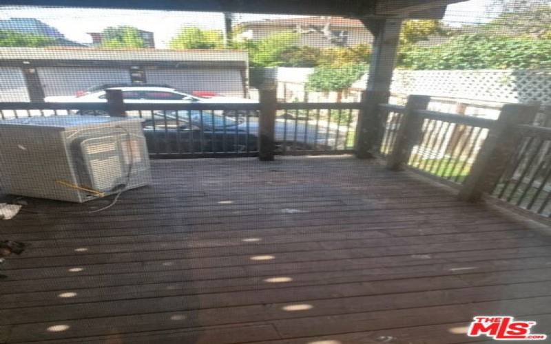 Deck off Bedroom