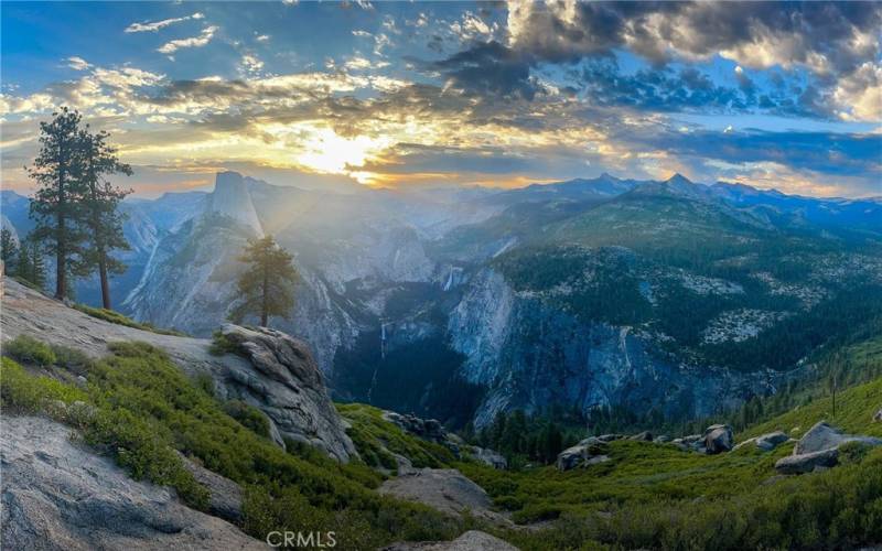 Yosemite Sunrise - Only 18 Miles to South Entrance