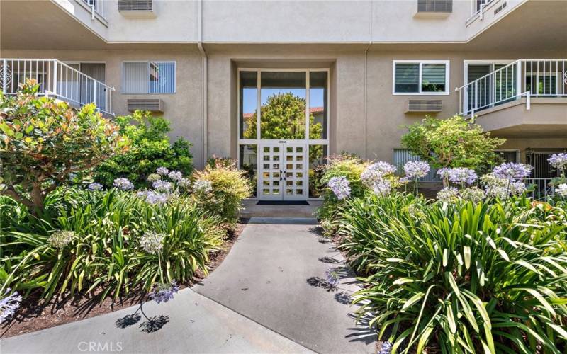 Front entrance to

 2390-Unit 2D w/elevator