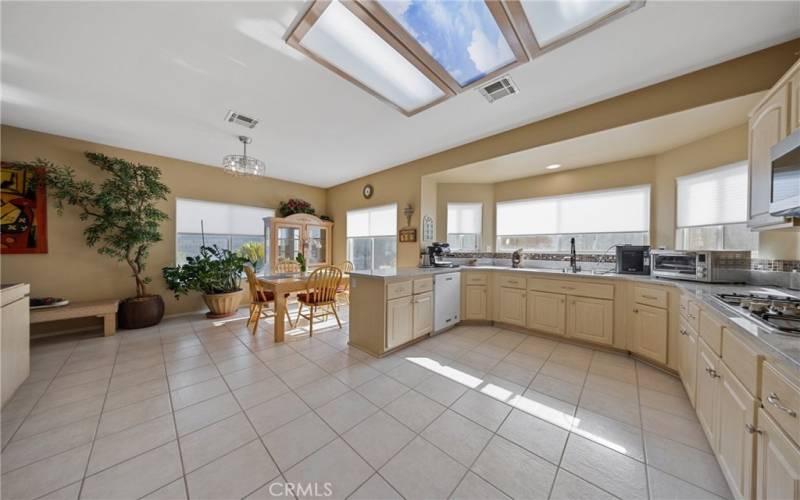 Kitchen View - From Dining Room Entry