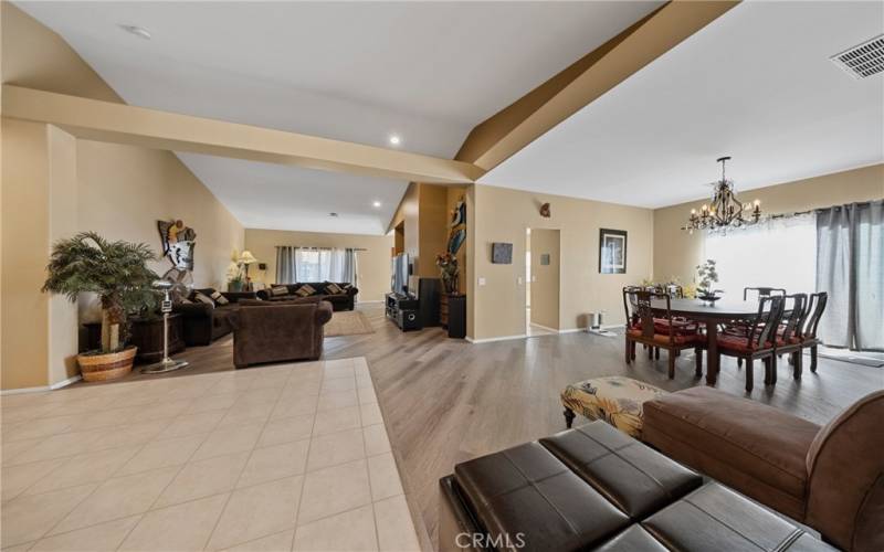 From Entry, Straight ahead to Living Room and on the Right your Formal Dining Room