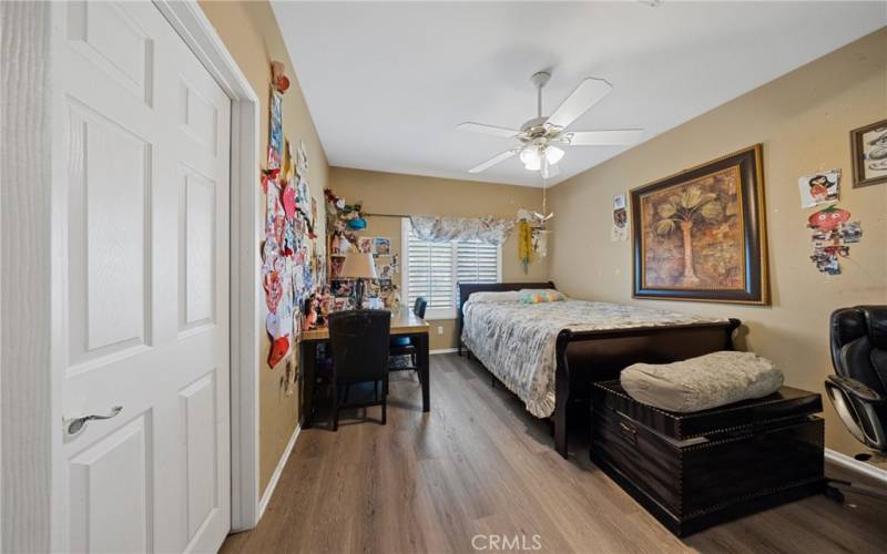 Bedroom #2 on Left Side of Hallway