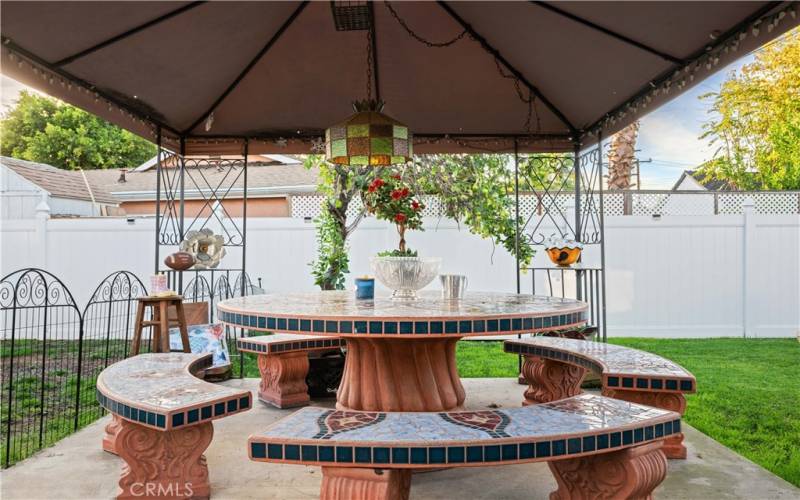 Spanish Tiles Gazebo/Canopy