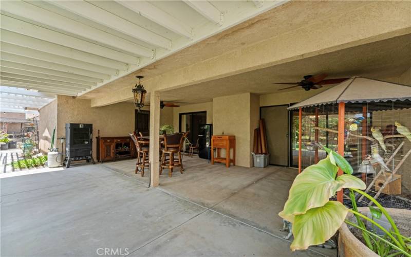 California Patio with Covered Patio Attached