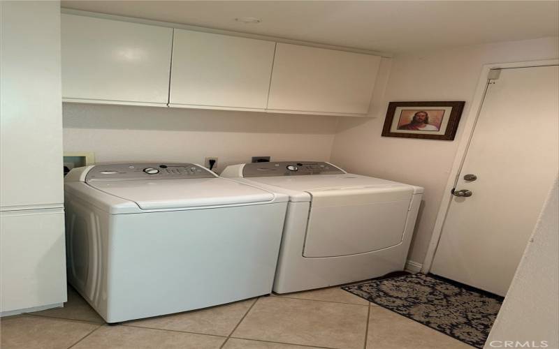 Inside laundry (washer and dryer not included)