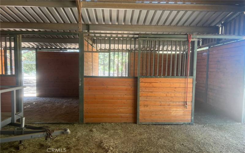 Inside of Barn