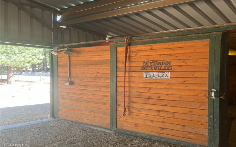 Inside of Barn