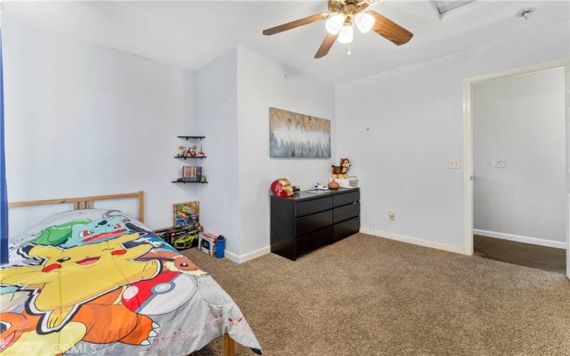 One of the upstairs bedroom. This one is upstairs.