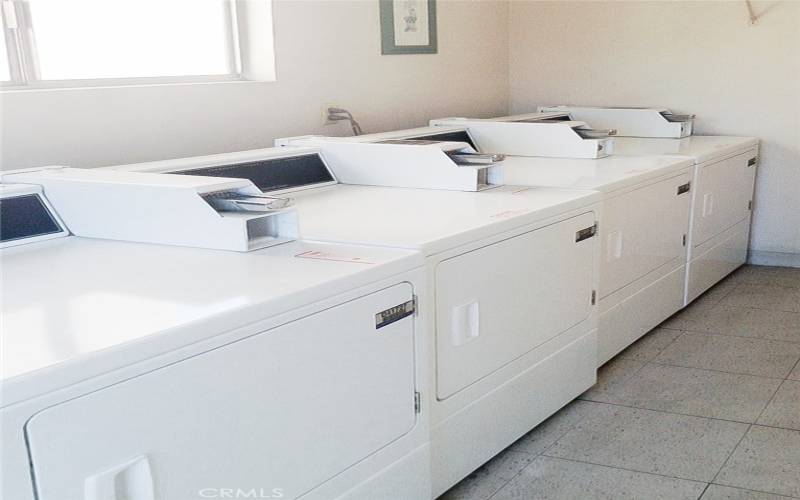 Community washer & dryer area