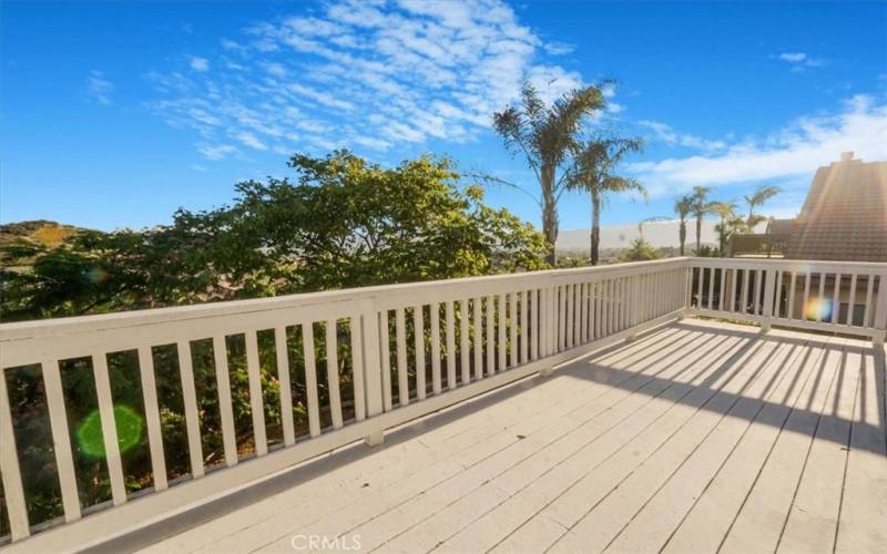 Balcony off master bedroom