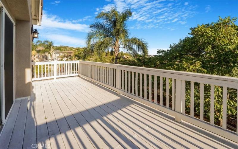 Balcony off master bedroom