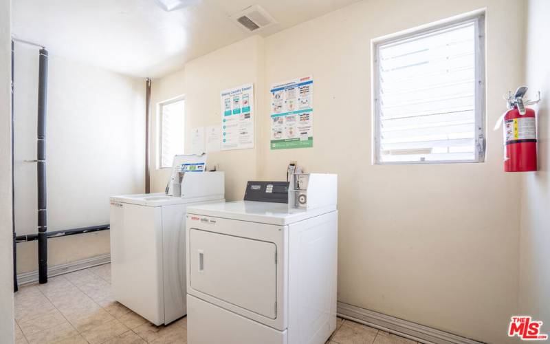 Community Laundry room each floor