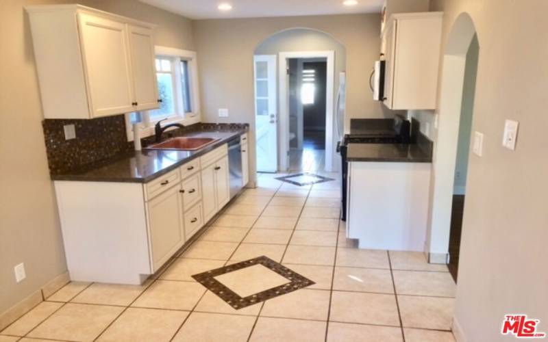 Lots of cabinets in Kitchen