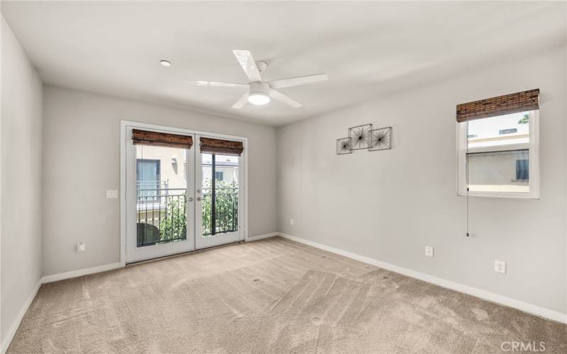 Primary Bedroom with Balcony