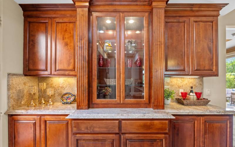 Gorgeous Cherry Wood Cabinets