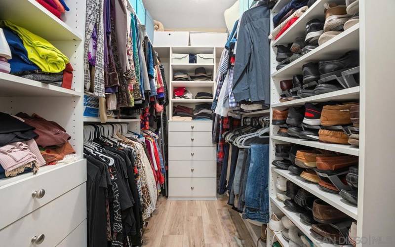 Large walk-in closet