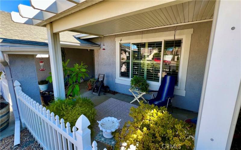 Covered Porch.