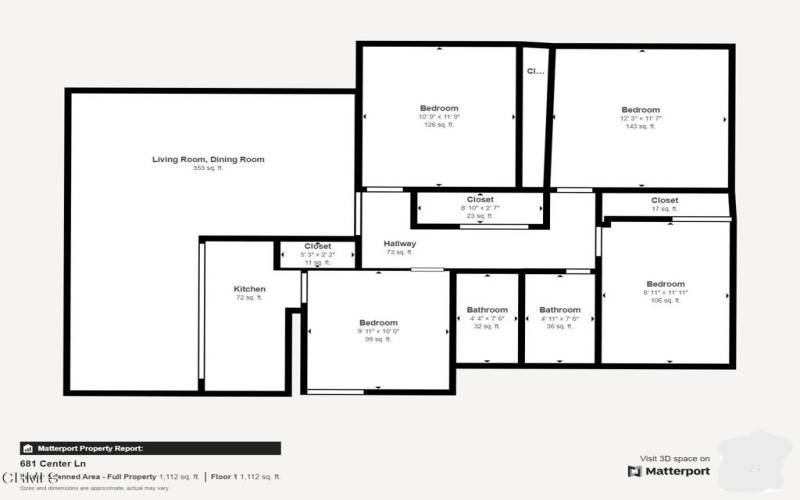 681 Center Ln - Floor 1