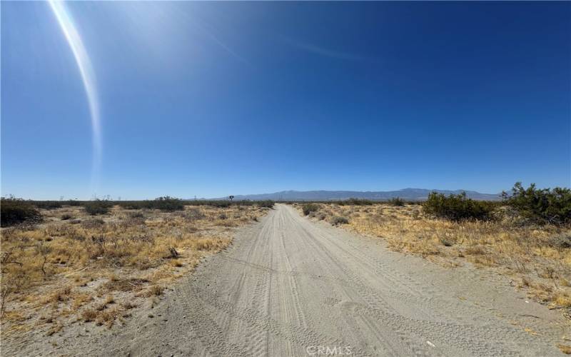 Rancho to Wintergreen road runs along land