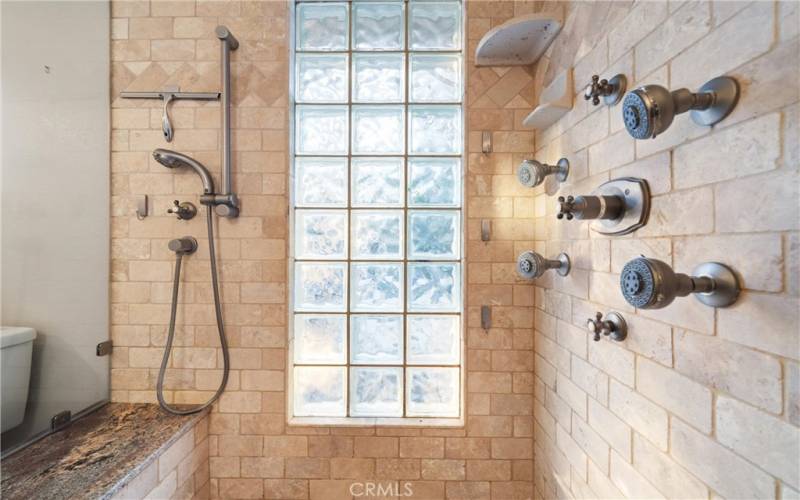 High End Shower with multiple shower heads