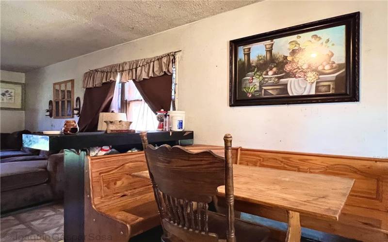 Dining room area