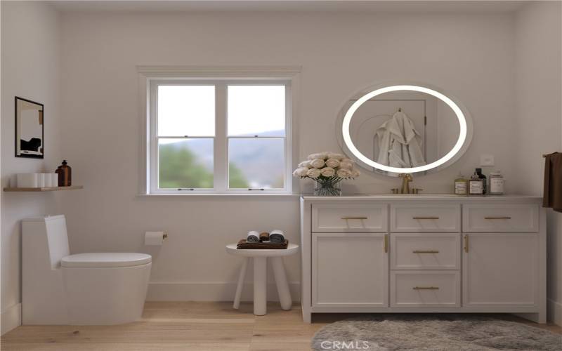 Main Bedrooms' En suite Bathroom 2_ Rendering