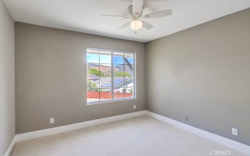 Guest bedroom with view