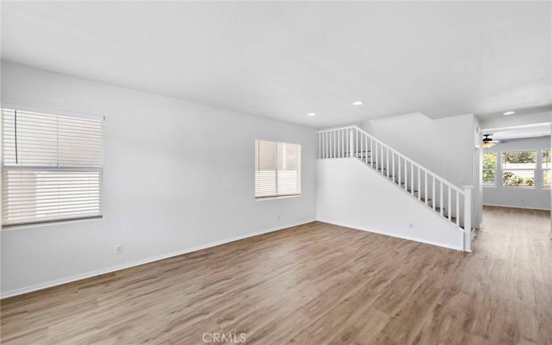 Formal living room and dining