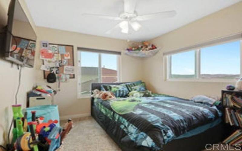 Bedroom 2 - plenty of natural light coming through these view windows