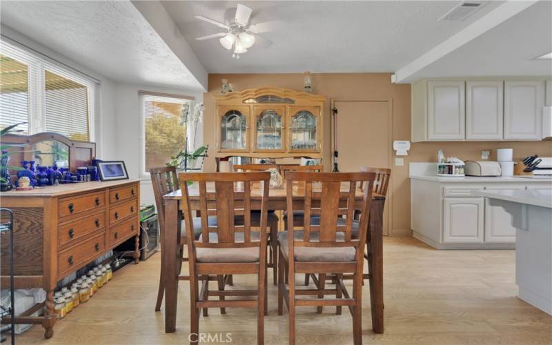 Large Dining Area off Kitchen