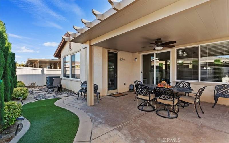 Quiet Sitting Area in Back Patio