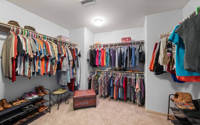 Expansive Walk-In Closet