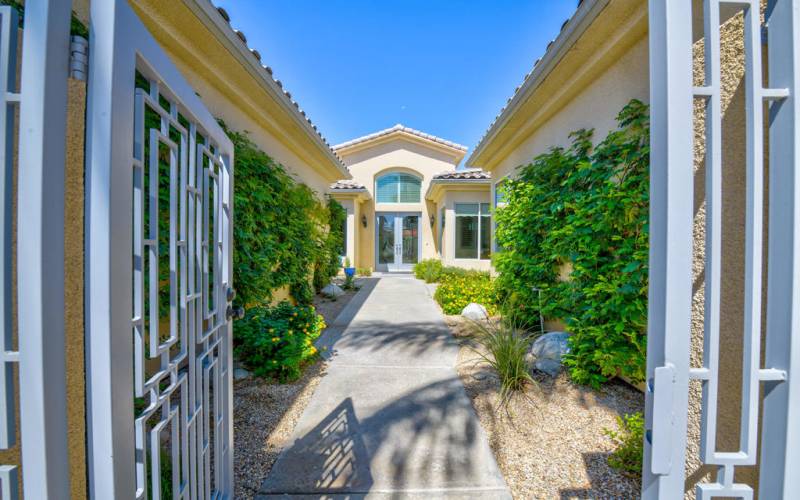 Gated Courtyard Entrance