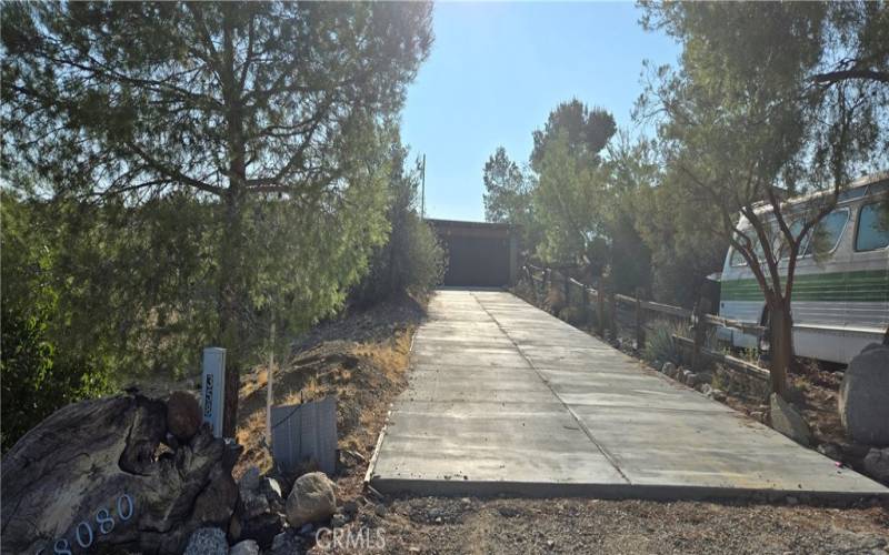 new concrete driveway to carport