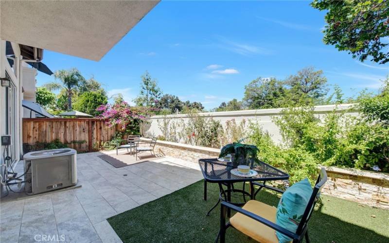 Spacious Patio area.