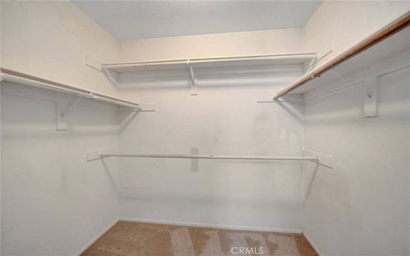 Primary Walk-in Closet.